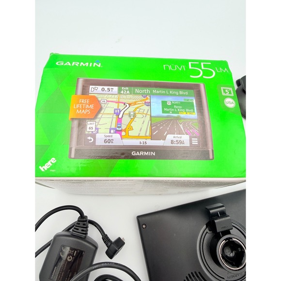 Garmin nuvi 55LM 5-inch Portable GPS Navigator Lifetime Maps 010-01198-01 - Picture 3 of 7